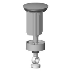Dornbracht Stopfen für Ablaufgarnitur, 38x94mm, Platin gebürstet, 9031200090... DORNBRACHT-90312000900-06 4029011429347 (Abb. 1)