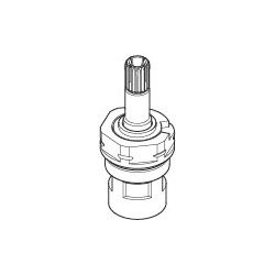 Dornbracht Oberteil für Thermostataufputz, Funktionsteil, 9090032350090... DORNBRACHT-9090032350090 4029011753978 (Abb. 1)