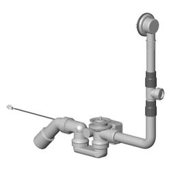Dornbracht Ablaufgarnitur mit Überlauf, elektronisch, 124x800x425mm, 04110105... DORNBRACHT-0411010570190 4029011682285 (Abb. 1)