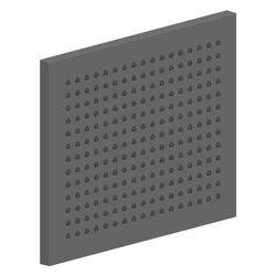 Dornbracht Regenbrause eckig, 300x240mm, Platin, 04120506301-08... DORNBRACHT-04120506301-08 4029011737411 (Abb. 1)