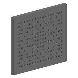 Dornbracht Regenbrause eckig, 300x240mm Schwarz matt, 04120506310-33... DORNBRACHT-04120506310-33 4029011734366 (Abb. 1)