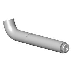 Dornbracht Auslauf für Brausegarnitur, 31x191x50mm, Platin, 04121108600-08... DORNBRACHT-04121108600-08 4029011842924 (Abb. 1)