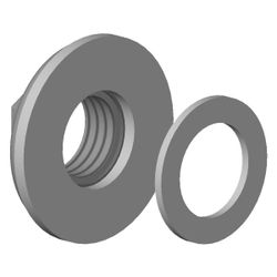 Dornbracht Befestigung mit Dichtungen, 45mm, 1/2", 0423100100490... DORNBRACHT-0423100100490 4029011075780 (Abb. 1)