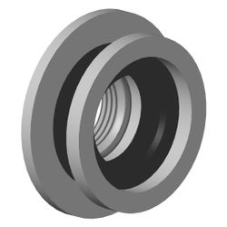 Dornbracht Befestigung mit Dichtungen, 53x27mm 1/2", 0423100108890... DORNBRACHT-0423100108890 4029011334801 (Abb. 1)