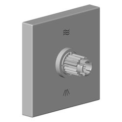 Dornbracht Rosette mit Symbolen, 60x60x28mm, Chrom, 04279802100-00... DORNBRACHT-04279802100-00 4029011671852 (Abb. 1)