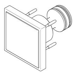 Dornbracht Bedienelement, 60x60x72mm, Cyprum, 04279802605-49... DORNBRACHT-04279802605-49 4029011713132 (Abb. 1)
