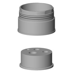 Dornbracht Befestigung, 52x36mm, 0430110111090... DORNBRACHT-0430110111090 4029011372391 (Abb. 1)