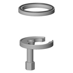 Dornbracht Befestigung mit O-Ring, 49x2mm und 52x1,5mm, 0430110380290... DORNBRACHT-0430110380290 4029011459887 (Abb. 1)