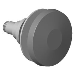 Dornbracht Stopfen, 63x55mm, Platin matt, 04312009600-06... DORNBRACHT-04312009600-06 4029011660979 (Abb. 1)