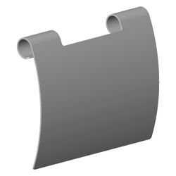 Dornbracht Abdeckung für Papierrollenhalter, 151x105mm, Chrom, 081102521-00... DORNBRACHT-081102521-00 4029011687464 (Abb. 1)