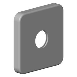 Dornbracht Rosette, 63x63x9mm, Chrom, 082796500-00... DORNBRACHT-082796500-00 4029011464942 (Abb. 1)