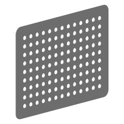 Dornbracht Rosette Ersatzteile 091102205 296x216x1,5mm chrom... DORNBRACHT-091102205-00 4029011510793 (Abb. 1)