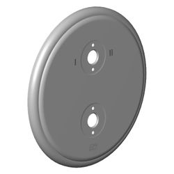 Dornbracht Rosette für Thermostat, mit Symbolen 2-Wege 175x11,5mm, Messing geb... DORNBRACHT-091102309-28 4029011879173 (Abb. 1)