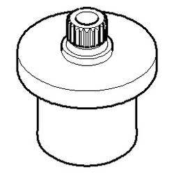 Dornbracht Rastbuchsenaufnahme, 26x28mm, Platin matt, 091212014-06... DORNBRACHT-091212014-06 4029011439506 (Abb. 1)
