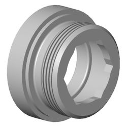 Dornbracht Rastbuchsenaufnahme, 19,5x9,5mm, Platin, 091212043-08... DORNBRACHT-091212043-08 4029011663291 (Abb. 1)
