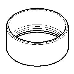 Dornbracht Hülse, 26,5x12mm, Champagne, 091601027-47... DORNBRACHT-091601027-47 4029011601477 (Abb. 1)
