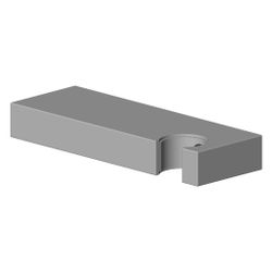 Dornbracht Brausehalterplatte, 145x20x50mm, Chrom, 091720042-00... DORNBRACHT-091720042-00 4029011440052 (Abb. 1)