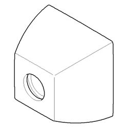 Dornbracht Halter, 58x41x58mm, Champagne, 091791001-47... DORNBRACHT-091791001-47 4029011608438 (Abb. 1)