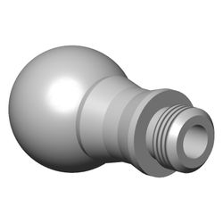 Dornbracht Griff, 15x15x28mm, Messing gebürstet 23kt Gold, 092036004-28... DORNBRACHT-092036004-28 4029011869228 (Abb. 1)
