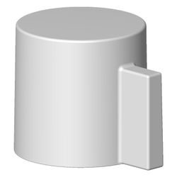 Dornbracht Thermostat-Griff, 41x40x53mm, Messing gebürstet, 092067006-28... DORNBRACHT-092067006-28 4029011869372 (Abb. 1)