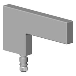 Dornbracht Griff für Spültisch Stand Ersatzteile 092068001 85x61x9mm chrom... DORNBRACHT-092068001-00 4029011475443 (Abb. 1)