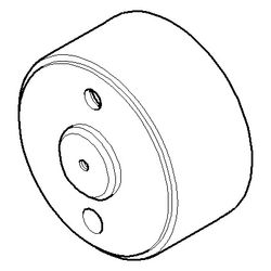 Dornbracht Griff für Pressure Balance Valve, 45x25mm, Champagne, 092073042-47... DORNBRACHT-092073042-47 4029011601927 (Abb. 1)