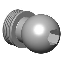Dornbracht Kugelgelenk für Luftsprudler, 26x37mm, Dark Platinum gebürstet, 092... DORNBRACHT-092140011-99 4029011747441 (Abb. 1)