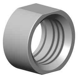 Dornbracht Befestigung Mutter, 1/2" mit Schlüsselfläche, Platin gebürstet, 092... DORNBRACHT-092330035-06 4029011592102 (Abb. 1)