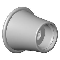 Dornbracht Anschluss für Regenbrause, 37x32mm, Platin gebürstet, 09240313920... DORNBRACHT-09240313920-06 4029011723087 (Abb. 1)