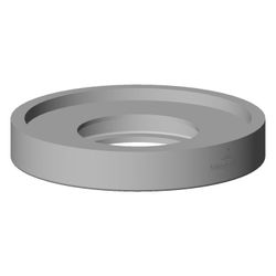 Dornbracht Rosette für V und B Logo, 55x32,2x9mm, Chrom, 092722017-00... DORNBRACHT-092722017-00 4029011618901 (Abb. 1)