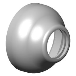 Dornbracht Rosette, D 85x50mm, Dark Platinum gebürstet, 092736025-99... DORNBRACHT-092736025-99 4029011794889 (Abb. 1)