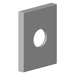 Dornbracht Rosette Ersatzteile 092767009 78x60x9x23,8mm platin... DORNBRACHT-092767009-06 4029011689277 (Abb. 1)