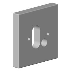 Dornbracht Rosette für Waschtisch Stand, 60x60x9mm, Chrom, 092767013-00... DORNBRACHT-092767013-00 4029011688607 (Abb. 1)