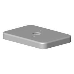 Dornbracht Rosette für Brausehalter Ersatzteile 092771003 55x78x8mm platin mat... DORNBRACHT-092771003-06 4029011486753 (Abb. 1)