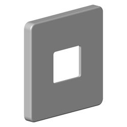 Dornbracht Rosette, 131x12,5x131mm, Chrom, 092771011-00... DORNBRACHT-092771011-00 4029011472275 (Abb. 1)