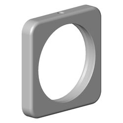 Dornbracht Rosette, 63x63x9mm, D 52,5mm, Platin gebürstet, 092771028-06... DORNBRACHT-092771028-06 4029011759536 (Abb. 1)