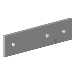 Dornbracht Rosette für 2 Ventile mit Umstellung, 248x55,5x8,5mm, Champagne, 09... DORNBRACHT-092773013-47 4029011537936 (Abb. 1)