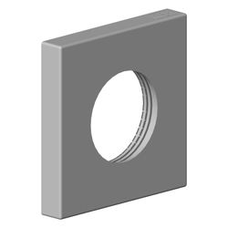 Dornbracht Rosette, 55x55x8,5mm, D 28,8mm, Platin gebürstet, 092778011-06... DORNBRACHT-092778011-06 4029011497193 (Abb. 1)