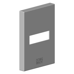 Dornbracht Rosette für Wandauslauf Ersatzteile 092778017 8,8x55x78mm chrom... DORNBRACHT-092778017-00 4029011485114 (Abb. 1)