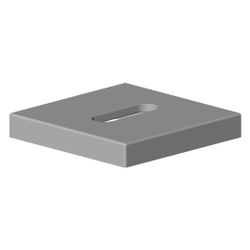 Dornbracht Rosette für Standauslauf Waschtisch, 55x55x8mm, Chrom, 092778026-00... DORNBRACHT-092778026-00 4029011490354 (Abb. 1)