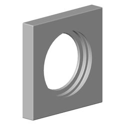 Dornbracht Rosette, 60x60x9mm, D 35mm, Platin, 092778040-08... DORNBRACHT-092778040-08 4029011678479 (Abb. 1)