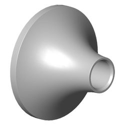 Dornbracht Rosette für Auslauf, 60x37mm, Dark Platinum gebürstet, 092780011-99... DORNBRACHT-092780011-99 4029011742026 (Abb. 1)