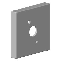 Dornbracht Rosette für Wandanschlussbogen, 60x60x9mm, Chrom, 092782006-00... DORNBRACHT-092782006-00 4029011497384 (Abb. 1)