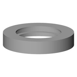 Dornbracht Rosette, 60x11mm, Chrom, 092789004-00... DORNBRACHT-092789004-00 4029011371790 (Abb. 1)