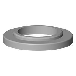 Dornbracht Rosette, 60x9x35mm, Chrom, 092792005-00... DORNBRACHT-092792005-00 4029011376634 (Abb. 1)