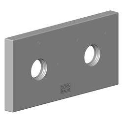 Dornbracht Rosette für Logo, 60x120x12,5mm, Platin gebürstet mit Warm/Kalt Mar... DORNBRACHT-092798022-06 4029011657160 (Abb. 1)