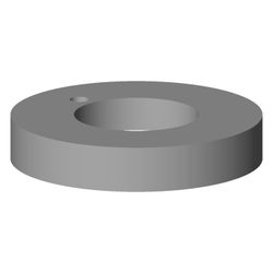 Dornbracht Rosette für Standauslauf Waschtisch, 55x27,3x10mm, Chrom, 092810112... DORNBRACHT-092810112-00 4029011382574 (Abb. 1)