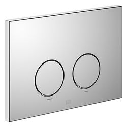 Dornbracht Betätigungsplatte rund, für WC-Unterputz-Spülkasten Geberit, 169x246... DORNBRACHT-12665979-93 4099477216089 (Abb. 1)