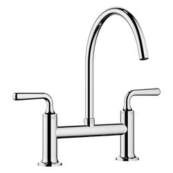 Dornbracht Zweiloch-Brückenbatterie Vaia für Spül-/Profibrause Ausladung 241mm,... DORNBRACHT-19815809-00 4099477155722 (Abb. 1)