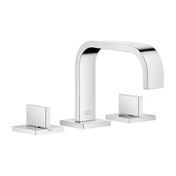 Dornbracht Waschtisch-Dreilochbatterie Mem, mit Ablaufgarnitur, Ausladung 165mm... DORNBRACHT-20705782-08 4029011954030 (Abb. 1)